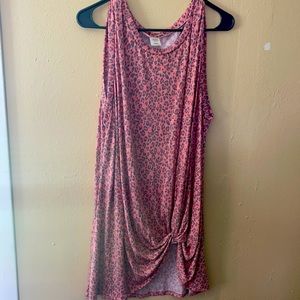 Pink animal print top